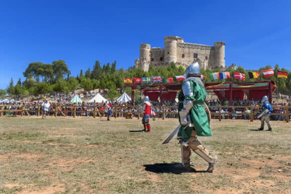 El II Torneo de Combate Medieval en el Castillo de Belmonte
